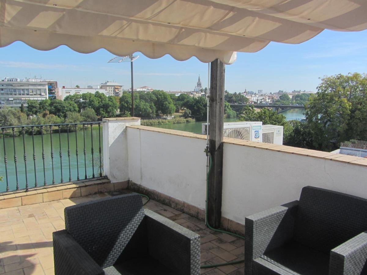 Trianabridgeviews Atico Con Vistas Al Puente De Triana Calle Castilla 38 Sevilla Buitenkant foto